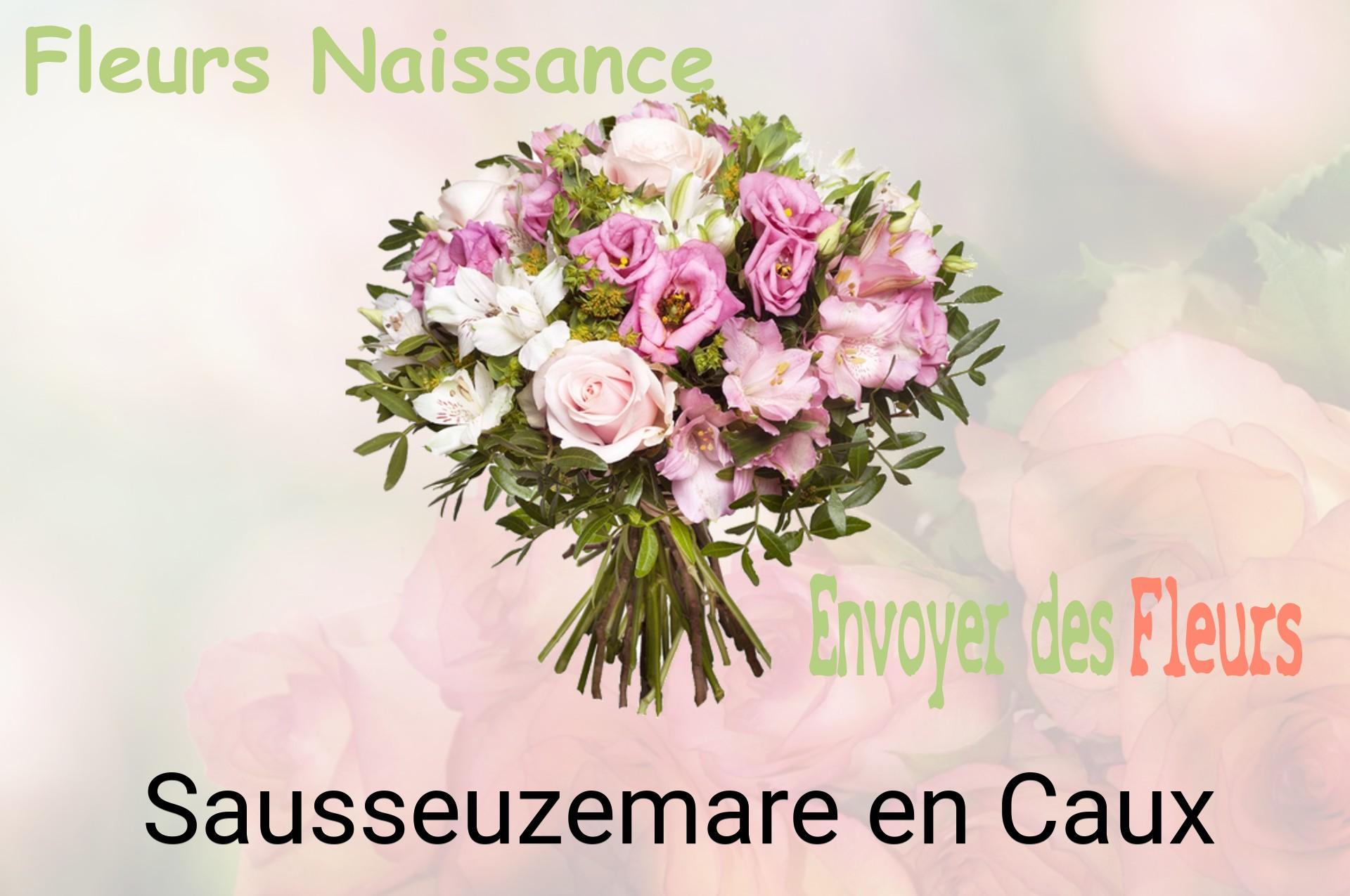 Bouquet de fleurs de naissance livré à Sausseuzemare-en-Caux